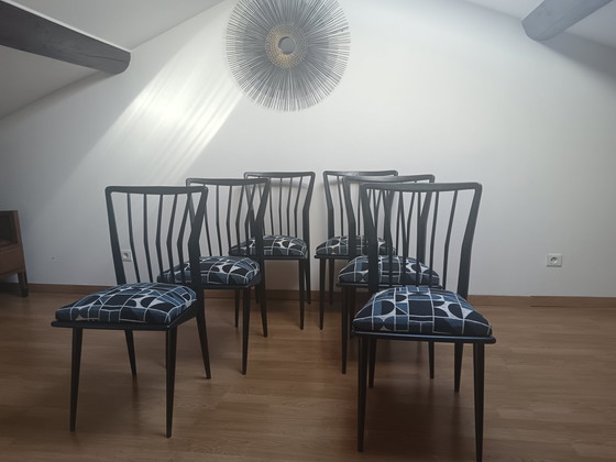 Image 1 of Chaises (Lot De 6) Deigner Maurizio Tempestini Rare