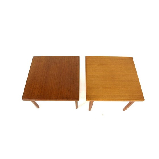 Image 1 of Paire de tables d'appoint scandinaves en teck, Suède 1960