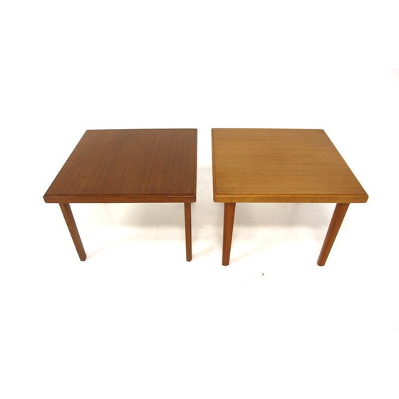 Image 1 of Paire de tables d'appoint scandinaves en teck, Suède 1960