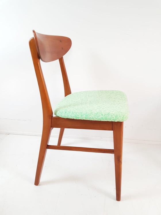 Image 1 of 5 Danish Farstrup Dining Chairs | Green New Upholstered