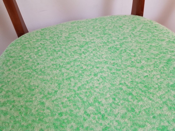 Image 1 of 5 Danish Farstrup Dining Chairs | Green New Upholstered