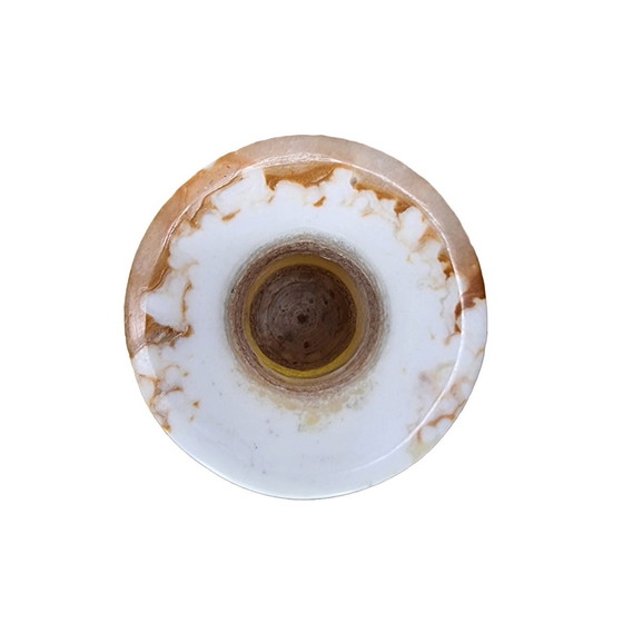 Image 1 of Grand vase vintage en marbre onyx