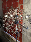 Lampadaire Vintage Sputnik Steampunk des années 60