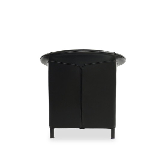 Image 1 of Wittmann Aura | Fauteuil en cuir noir