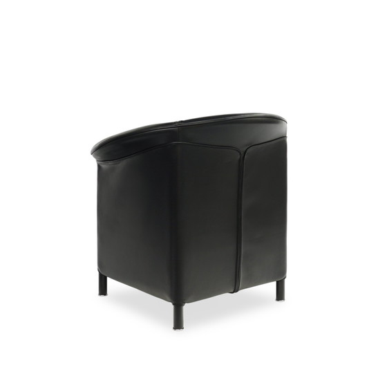 Image 1 of Wittmann Aura | Fauteuil en cuir noir