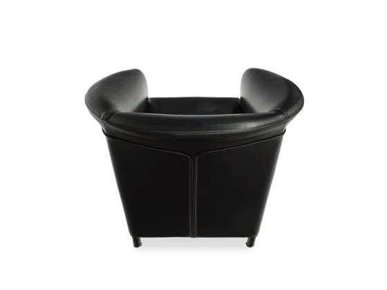 Image 1 of Wittmann Aura | Fauteuil en cuir noir