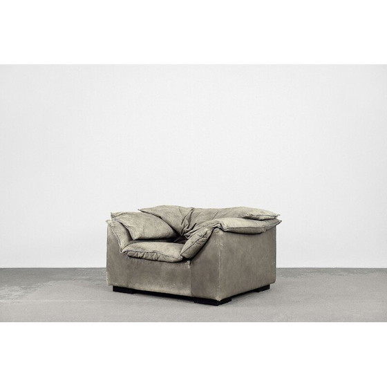 Image 1 of Fauteuil vintage danois en cuir Monza par Jens Juul Eilersen pour Niels Eilersen, 1970