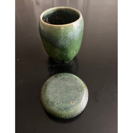 Image 1 of Pot couvert en céramique vintage, 1960-1970