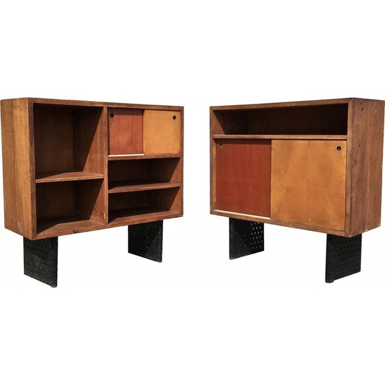 Image 1 of Paire de commodes vintage par Escande pour l'Université d'Anthony, 1950