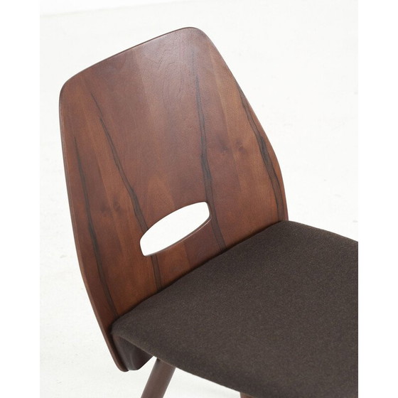 Image 1 of Ensemble de 4 chaises vintage par Frantisek Jirak pour Tatra Nábytok, Tchèque 1960