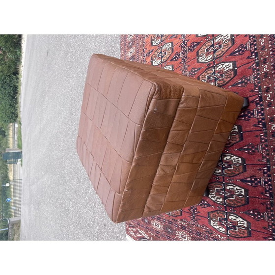 Image 1 of Coffre à roulettes en cuir, 1980