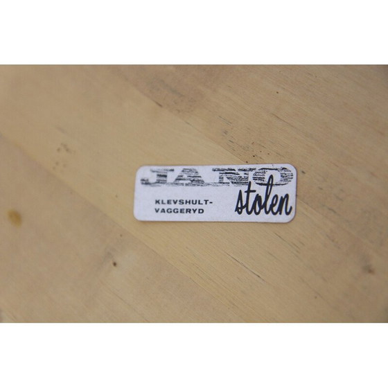 Image 1 of Ensemble de 2 chaises vintage en hêtre de Janostolen, Suède années 1960