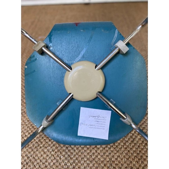 Image 1 of Paire de chaises vintage en bois et métal par Arne Jacobsen x Rolf Gjedsted pour Fritz Hansen, 1968