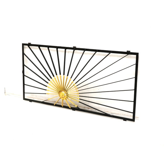 Image 1 of Sculpture murale vintage en métal fabriquée dans les années 1970