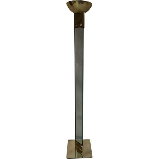 Lampadaire vintage "laser uplighter" par Max Baguara pour Lamperti, 1970