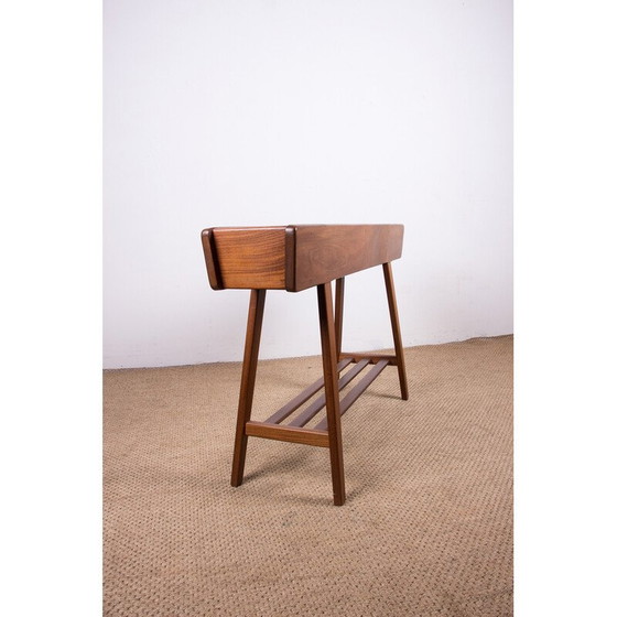 Image 1 of Jardinière d'intérieur vintage en hêtre et zinc par Brdr Dalsaargd pour Illum Bolighus, Danemark 1960