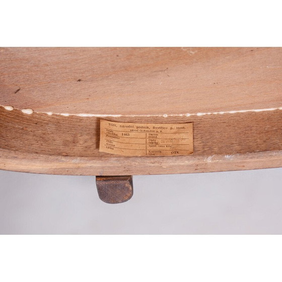 Image 1 of Chaise Vintage Art Déco en hêtre par Radomir Hofman pour Ton, Tchécoslovaquie 1940