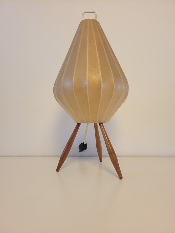 Image 1 of Lampe de table vintage tripode Cocoon 1960