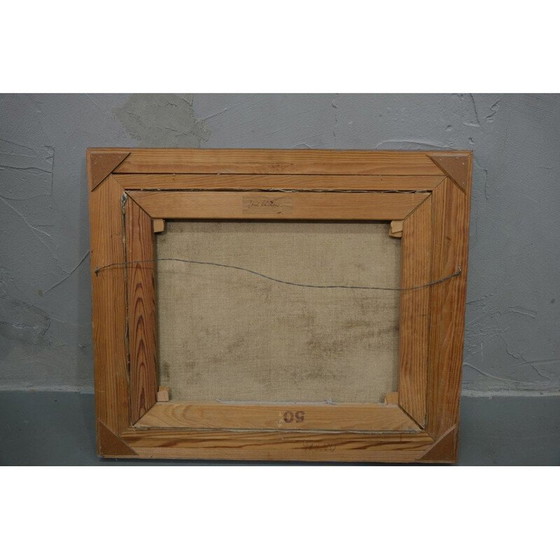 Image 1 of Peinture vintage de Hjalmar Lundström, Suède 1950.