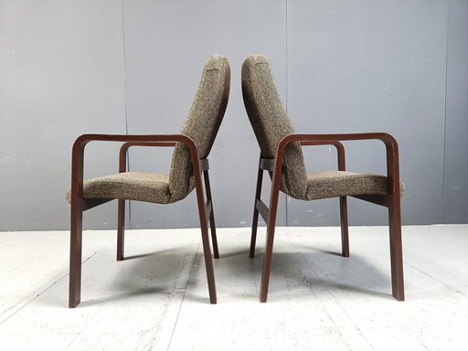 Chaises de salle à manger en bois courbé, 1993