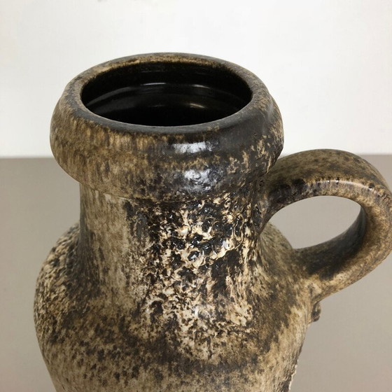 Image 1 of Grand vase vintage multicolore Fat Lava, Scheurich 1970