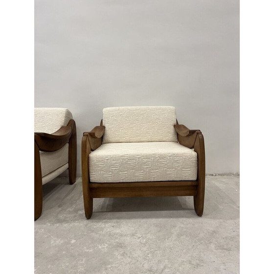 Image 1 of Paire de fauteuils vintage en teck