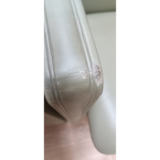 Image 1 of Fauteuil Thf vintage en bois et cuir par Poltrona Frau, 1990