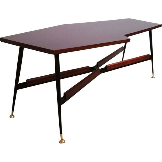 Image 1 of Table basse vintage en teck, Italie 1960