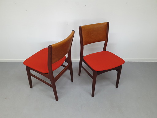 Chaises Mid Century (2). Chaises Vintage Bako 1960s.