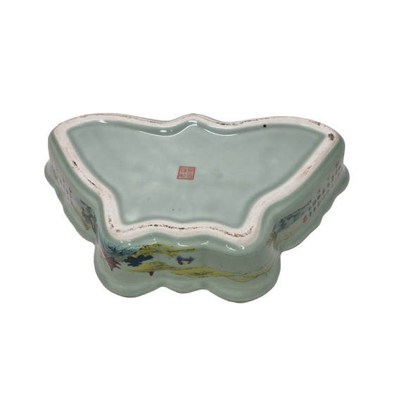 Image 1 of Bol à papillons en porcelaine orientale