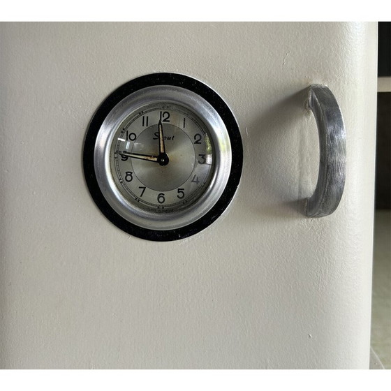 Image 1 of Buffet vintage "Malin" en bois et aluminium, 1950