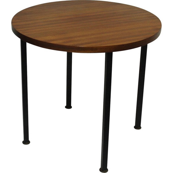 Image 1 of Table basse ronde scandinave en teck, 1970