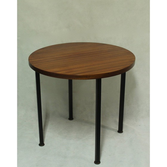 Image 1 of Table basse ronde scandinave en teck, 1970