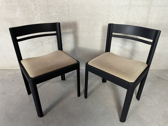 Image 1 of 6X chaises de salle à manger Brutalist des années 1970