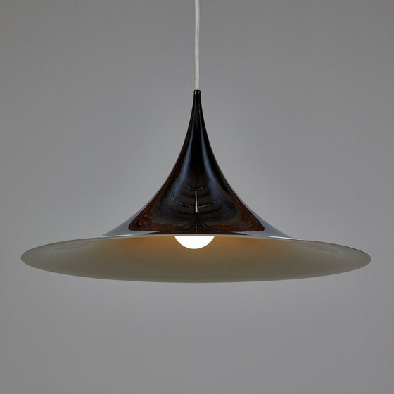 Image 1 of Lampe suspendue vintage en métal par Claus Bonderup et Torsten Thorup pour Lyfa, 1960