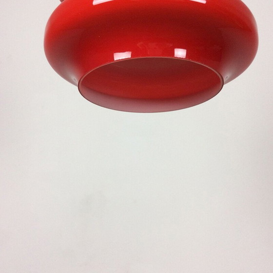 Image 1 of Suspension rouge vintage de Peill et Pultzler, Allemagne 1970