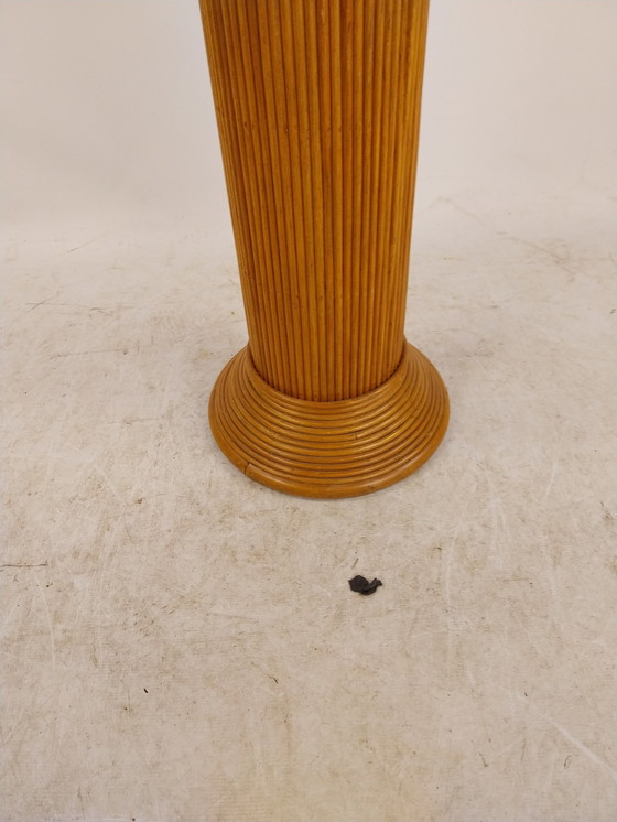 Image 1 of 1 X Pencil Reed Rattan Pied De Stalles 1980's