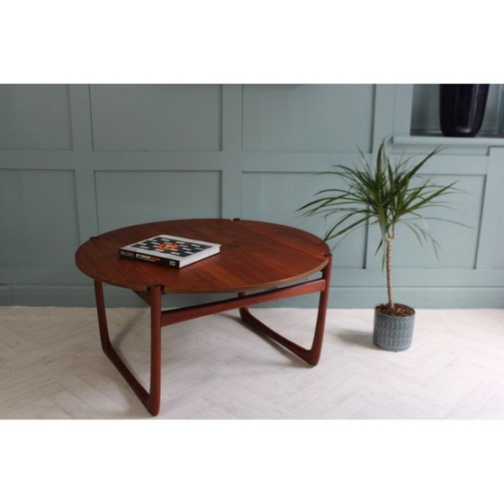 Image 1 of Table basse en teck du Mid Century pour France and Son, 1960