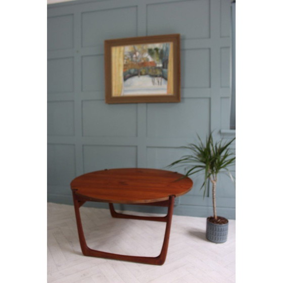 Image 1 of Table basse en teck du Mid Century pour France and Son, 1960