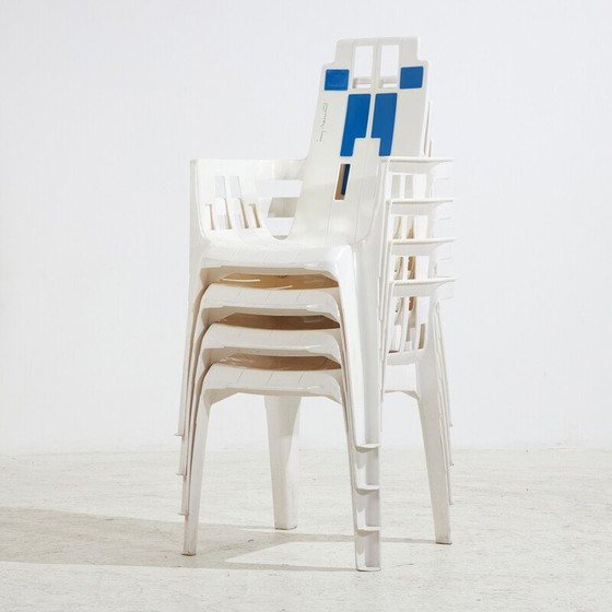 Image 1 of Fauteuils vintage en plastique "Boston" par Pierre Paulin pour Henry Massonnet, 1980