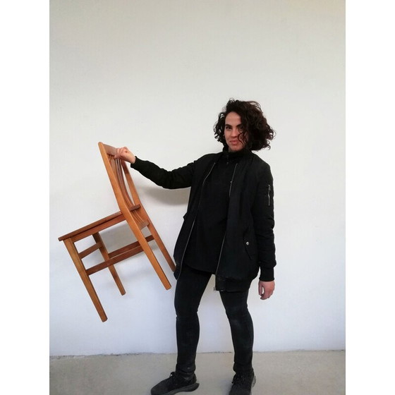 Image 1 of Ensemble de 4 chaises Milano vintage par Aldo Rossi pour Molteni, 1987s