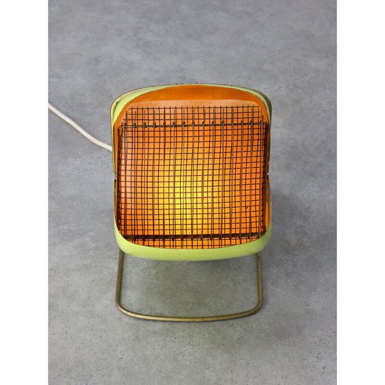 Image 1 of Lampe de table jaune italienne Mid Century