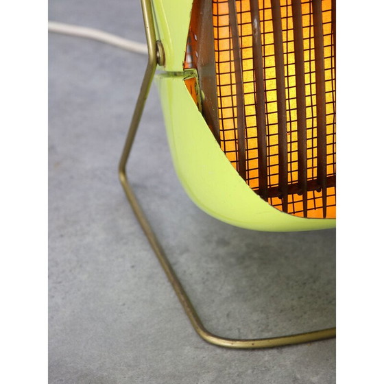 Image 1 of Lampe de table jaune italienne Mid Century