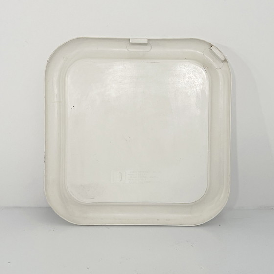 Image 1 of Miroir Delfo blanc de Sergio Mazza pour Artemide, années 1960