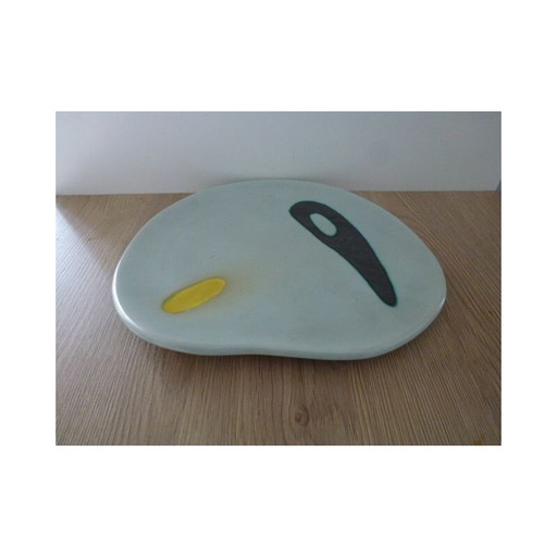 Plat vintage gris Peter Orlando 1960