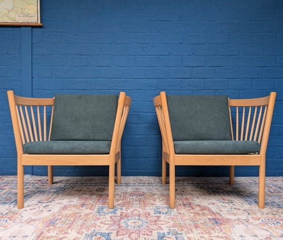 Image 1 of 2X Fauteuils Vintage Danish Design, Fdb Mobler, Erik Ole Jørgensen