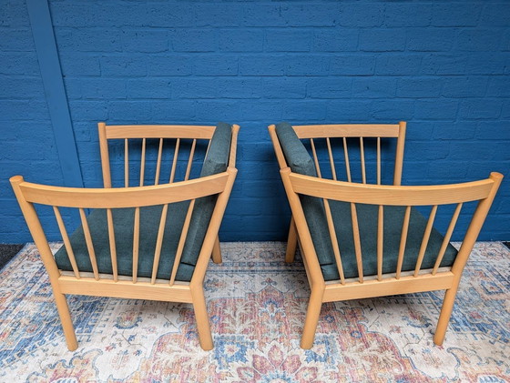 Image 1 of 2X Fauteuils Vintage Danish Design, Fdb Mobler, Erik Ole Jørgensen