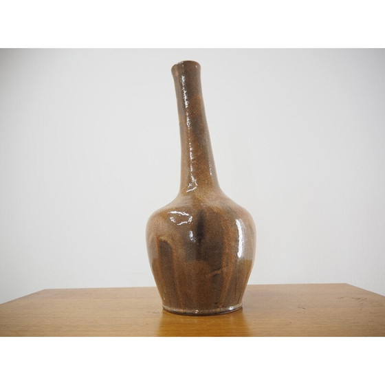 Image 1 of Vase vintage en céramique, Tchécoslovaquie 1960