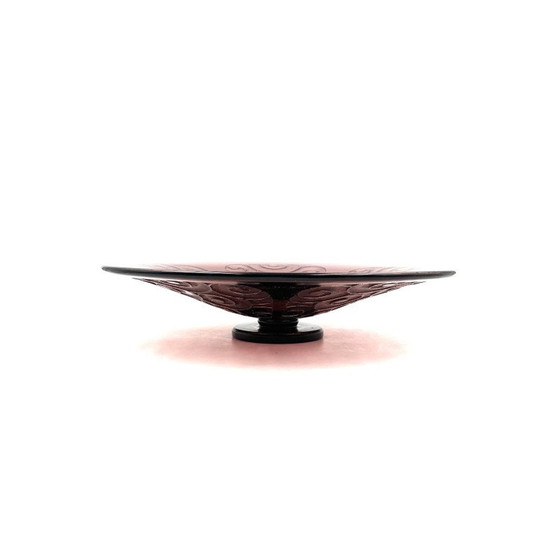 Image 1 of Bol vintage en verre violet par Charles Schneider, France 1930