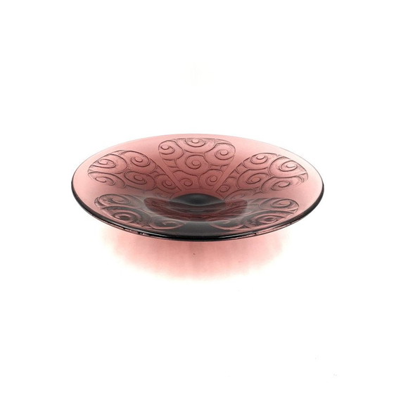 Image 1 of Bol vintage en verre violet par Charles Schneider, France 1930